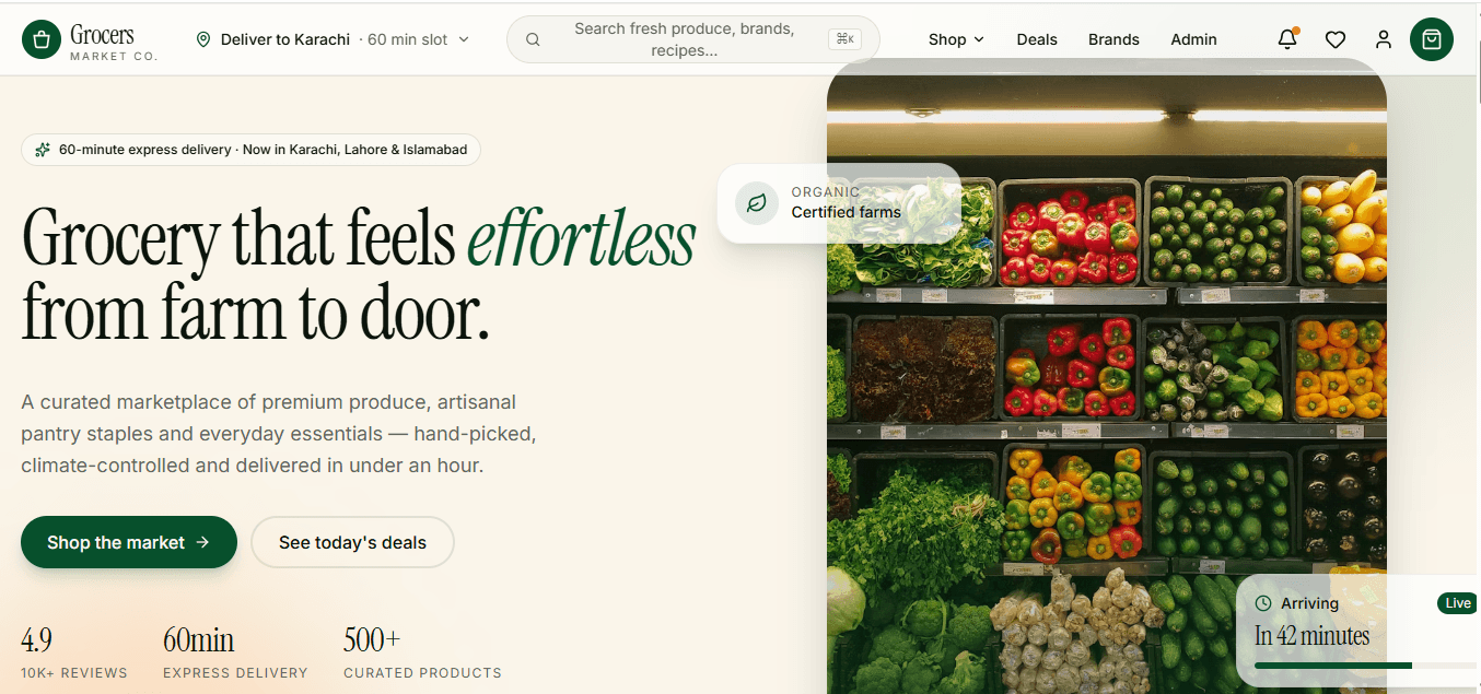 Online Grocery Store